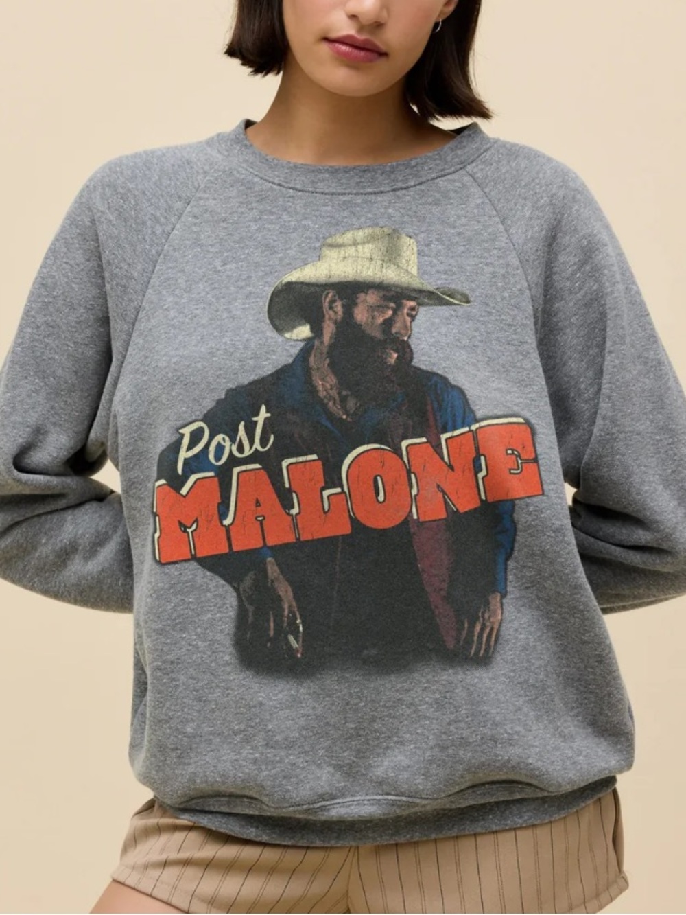 Daydreamer Post Malone Posty Leanin' Graphic Sweatshirt NWT